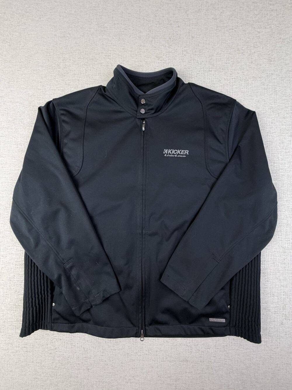 OGIO Kicker Livin Loud Men’s 3XL Black Softshell Full Zip Jacket Car Audio